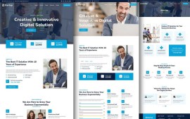 Startup Company Website Template