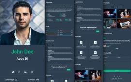 Bootstrap Resume Template